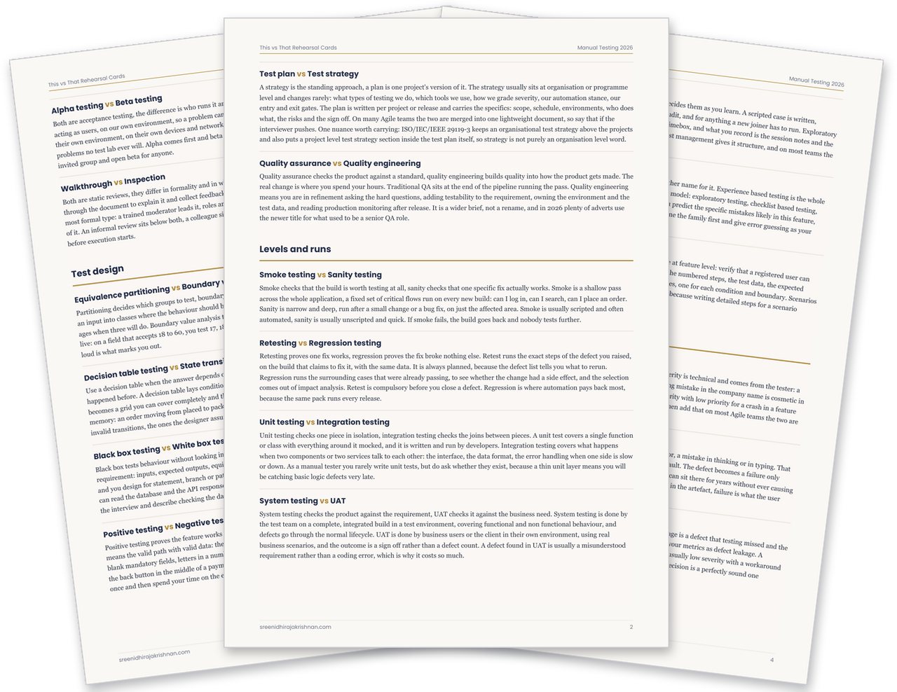 7. This vs That Comparison Q&A, the document